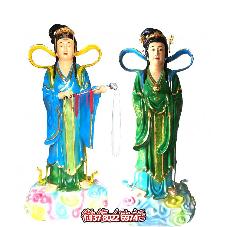 七仙女玻璃鋼雕塑，打造完美園林