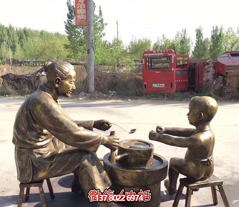 古代銅雕母子雕塑——記錄母愛(ài)深厚的美好時(shí)光 古代銅雕母子雕塑——記錄母愛(ài)深厚的美好時(shí)光